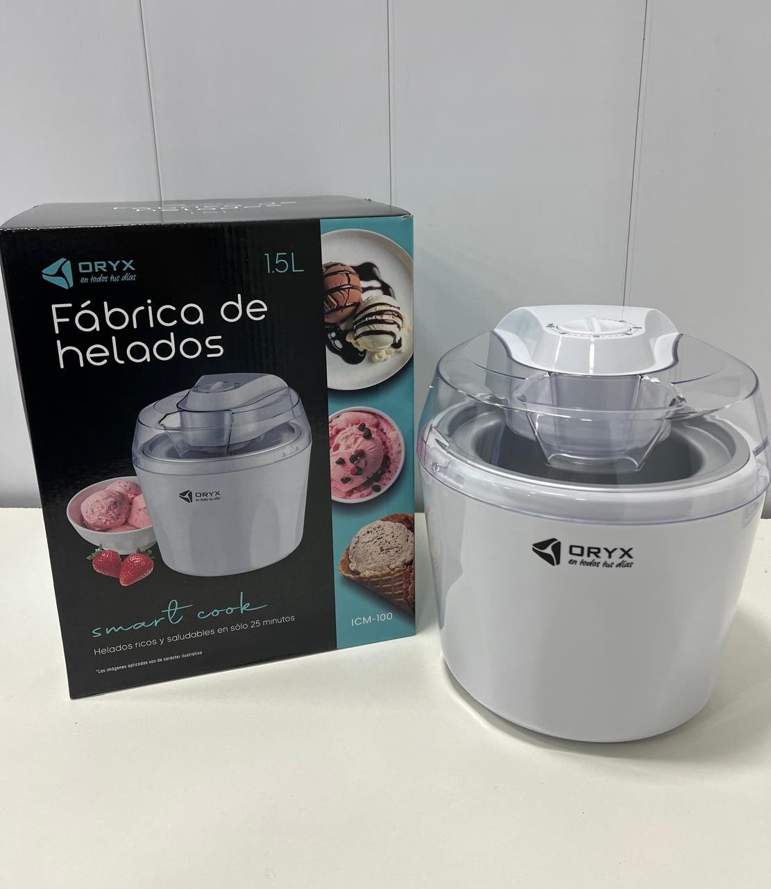 Fábrica de Helados Oryx 1.5 Litros Eléctrica 220V